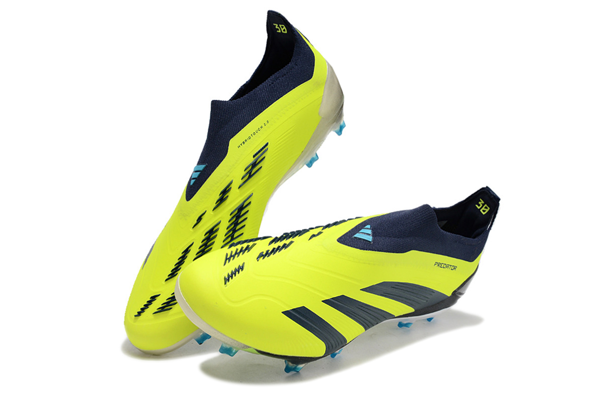(Arrival 39-45) Adidas Falcon Essence Fully Knitted Laceless High Top FG Football Shoes PREDATOR ACCURACY+ FG BOOTS39-457