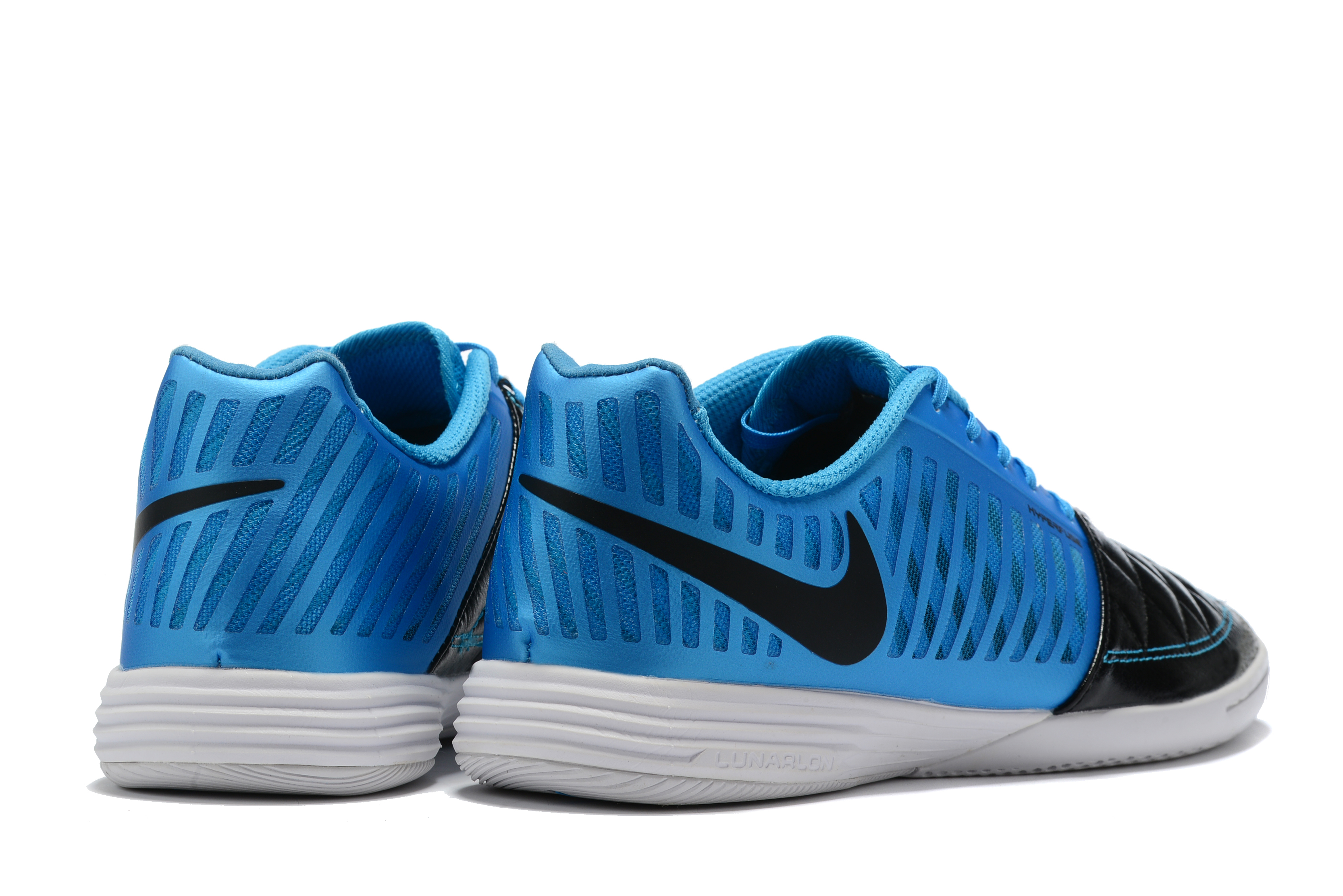 (Arrival 39-45) Nike Lunar Gato II IC Blue/Silver Football Shoes 7