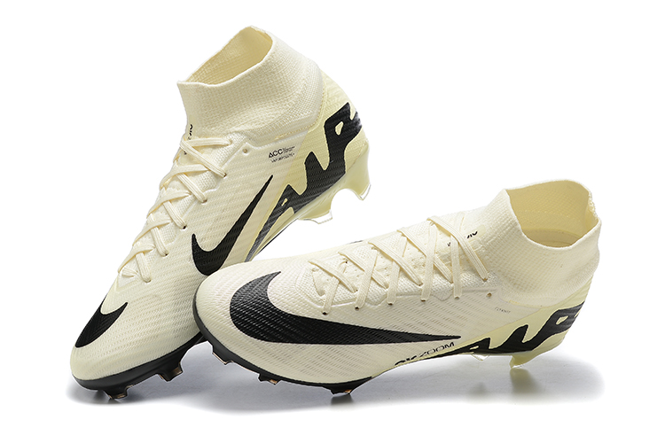 (Arrival) Nike Assassin's 15th Generation Built-in Full Air Cushion Waterproof Knitted FG Football Shoes Nike AIR Zoom Mercurial Vapor 15 Elite XXV FG39-4510