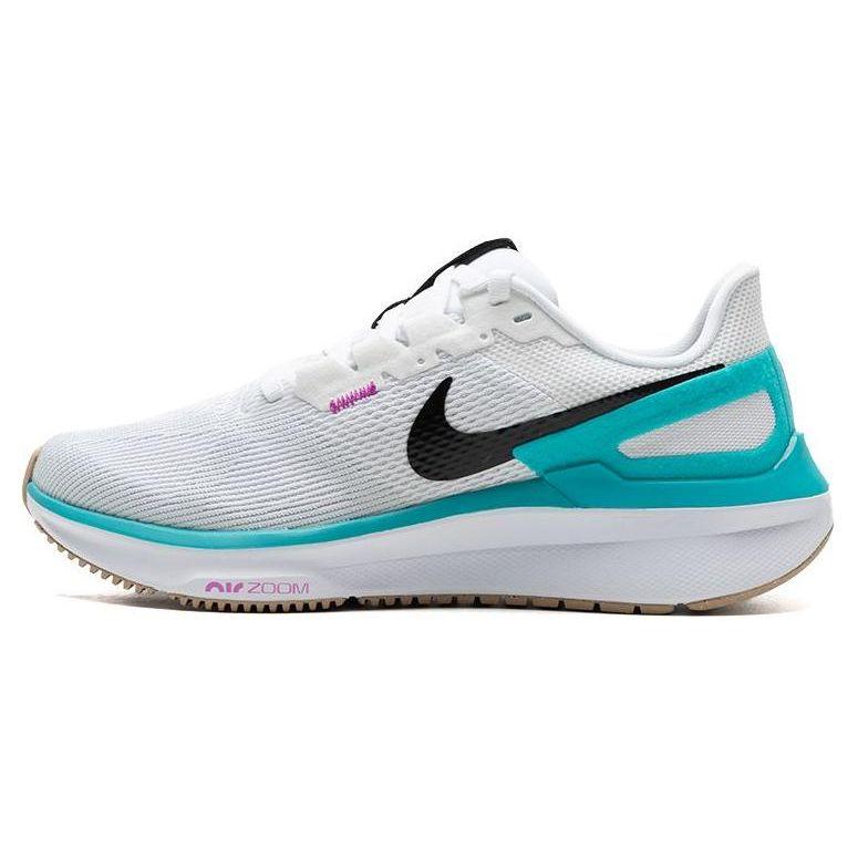 Nike Air Zoom Structure 25 White Dusty Cactus Women Sneakers Pure-Platinum Black