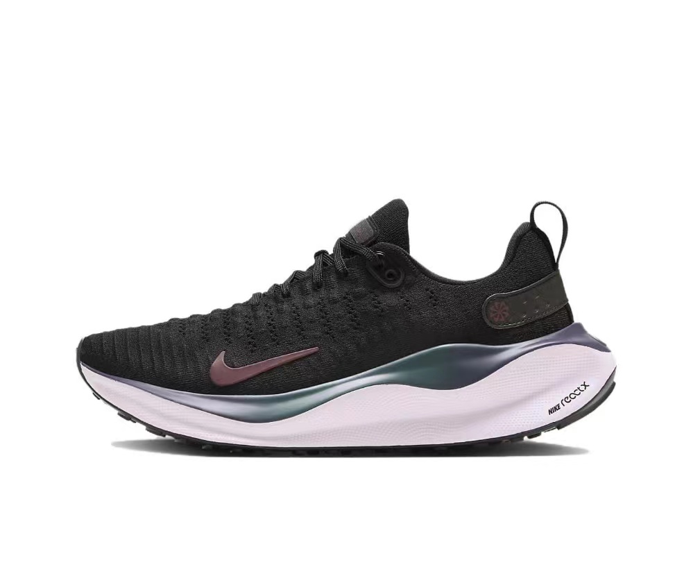 Nike React Infinity Run Flyknit 4 'Black Purple' Women's - POIZON